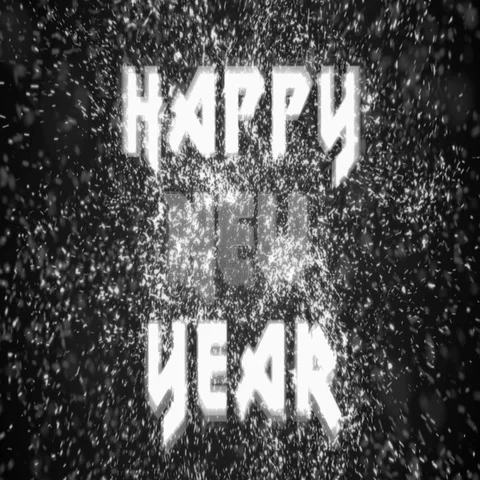 Happy New 2017 with Fire Ember 動画素材 69327664