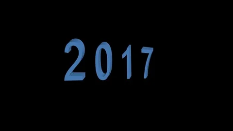 Happy New 2017 Year Stock Footage 69767069