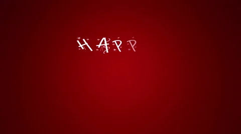 Happy New 2017 year in red and gold glitter background, Holiday concept design Stock Footage 68374464
