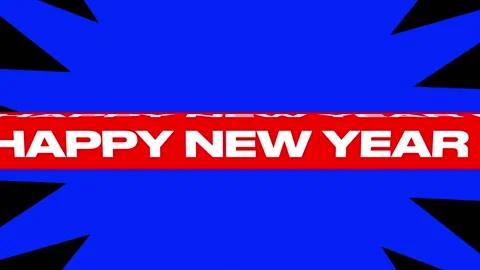 Happy New Year 03 Stock Footage 135693576