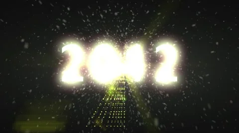 Happy new year 2012 Stock Footage 10317920