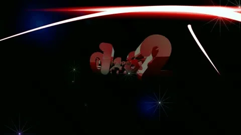 Happy New Year 2013 different animation 11 Stock Footage 12653300
