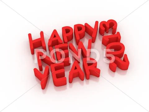 Happy new year 2013 Stock Illustration