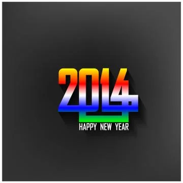 Happy new year 2014 background,vector illustration Stock Illustration