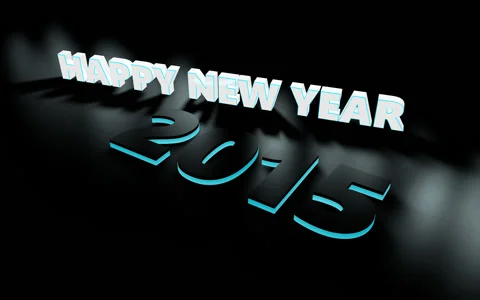 Happy new year 2015 Stock Footage 41452541