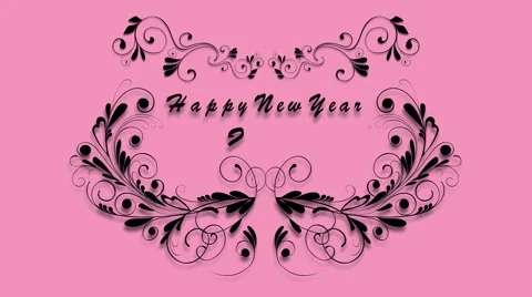 Happy new year 2015 库存影片 45361892