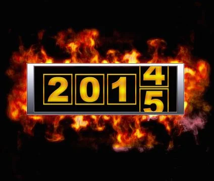 Happy new year 2015. Stock Illustration