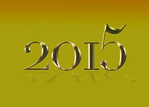 Happy new year 2015. Stock Illustration