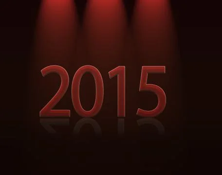 Happy new year 2015. Stock Illustration