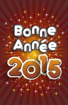 Happy New Year 2015 Stock Illustration