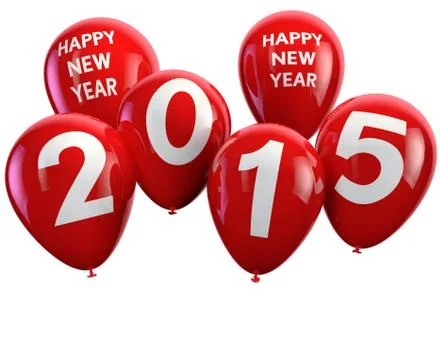 Happy New Year 2015 Stock Illustration