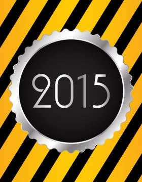 Happy new year 2015 Stock Illustration