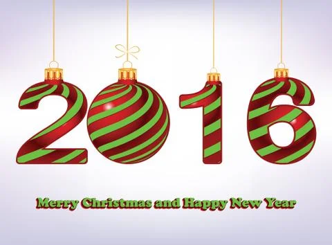 Happy New Year 2016  background, vector Stock Illustration