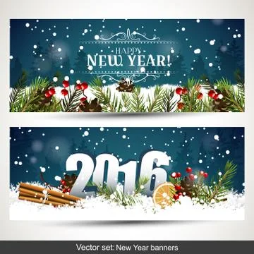 Happy New Year 2016 Stock-Illustration