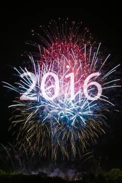 Happy New Year 2016 Stock Photos