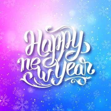 Happy New Year 2016 vector greeting card Stock Illustration