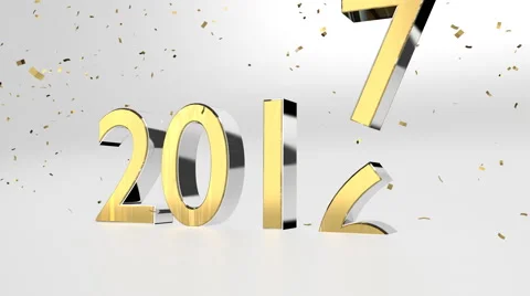 Happy new year 2017 Stock Footage 68080349