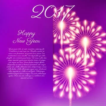 Happy new year 2017 스톡 일러스트