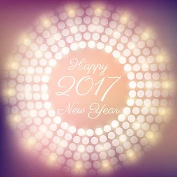 Happy new year 2017 스톡 일러스트