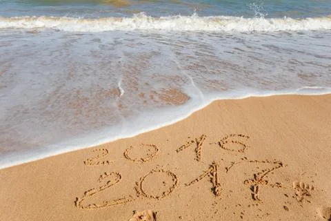 Happy New Year 2017. Stock Photos
