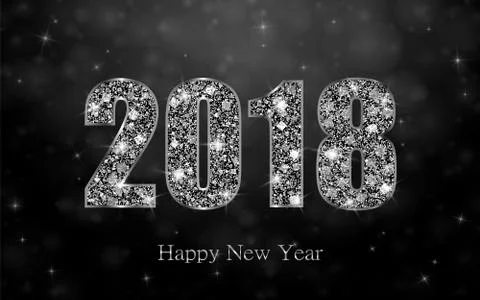 Happy New Year 2017. Vector background Stock Illustration