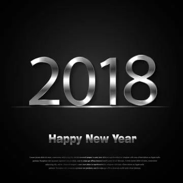 Happy New Year 2017. Vector background Stock Illustration