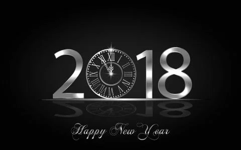 Happy New Year 2017. Vector background Stock Illustration