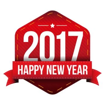 Happy New Year 2017 vector Stock Illustration