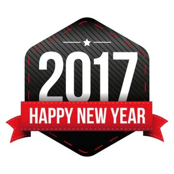Happy New Year 2017 vector Stock Illustration