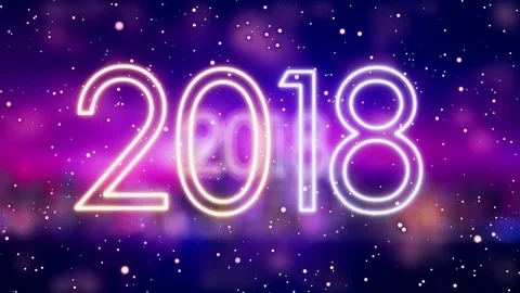 Happy New Year 2018 Background 4K Stock Footage 83231149