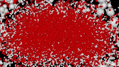 Happy New Year 2018 Exploding Balls Stock Footage 82464677