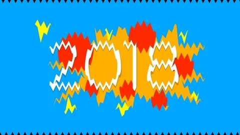 Happy new year 2018 Stock Footage 83793025