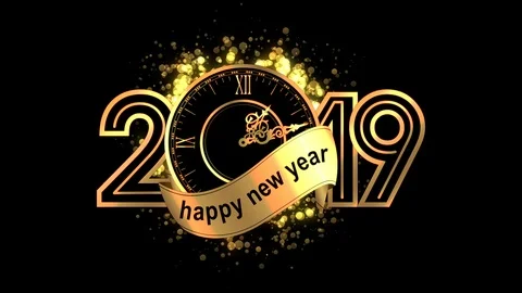 Happy new year 2019. Stock Footage 98790502