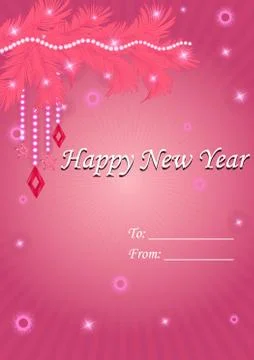 Happy new year 2020 luxury pink background with glowing stars Stock Illustration
