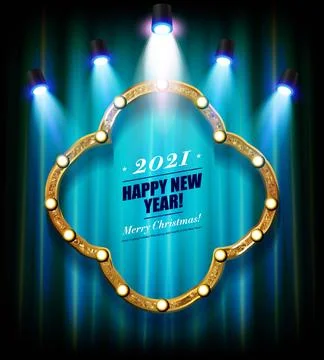 Happy new year to 2021. Stock-Illustration