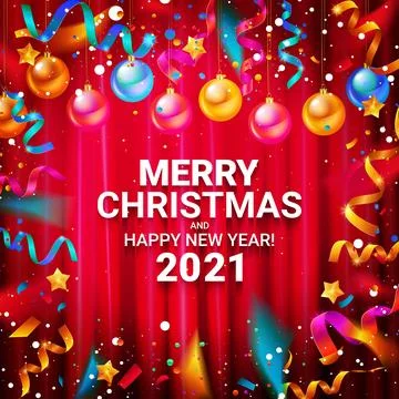Happy new year 2021 Stock Illustration