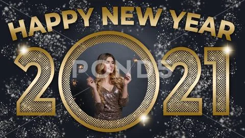 Happy New Year 2021 PSDテンプレート