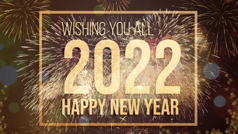 Happy New Year 2022 Stock Footage 167282111