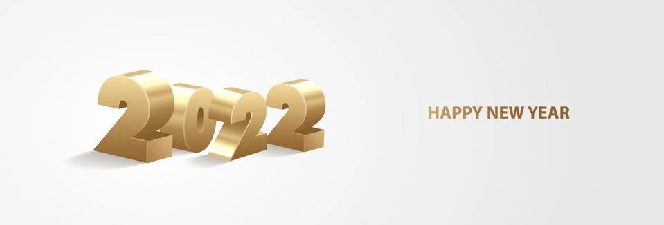 Happy New Year 2022 Stock-Illustration