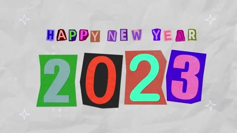 Happy New Year 2023 스톡 동영상 228535709