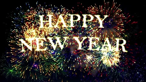 Happy New Year 2024 4k video Stock Footage 259321953