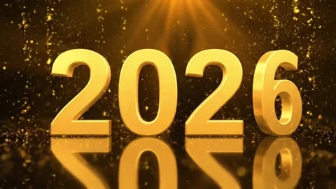 Happy New Year 2026 Stock Footage 320923949