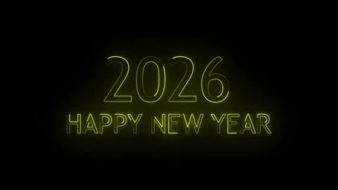 Happy new year 2026.. Stock Footage 337759763