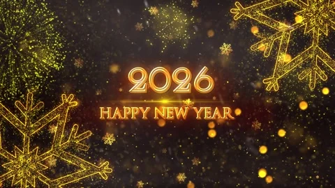 Happy New Year 2026 V2 Stock Footage 314602035