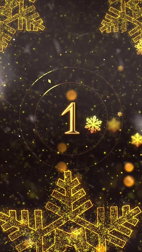 Happy New Year 2027 Countdown V32 Stock Footage 340910526