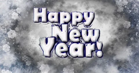 HAPPY NEW YEAR 2k Stock Footage 321493462