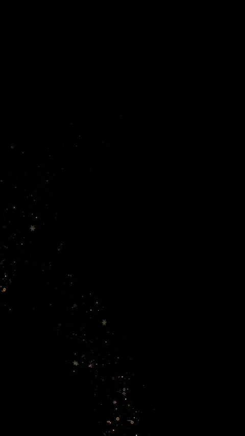 Happy new year Abstract background shining gold particles stars sparks wave. Spa Stock Footage 341898486