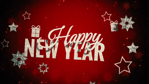 Happy New Year Animation Stock Footage 145705277