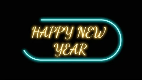 Happy new year animation Stock Footage 165807523