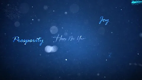 Happy New year animation Video stock 247970358
